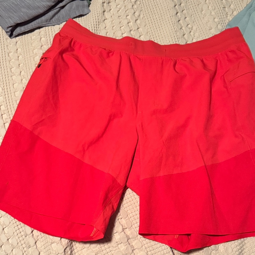 lululemon athletica Men's Bright Red Athletic Shorts